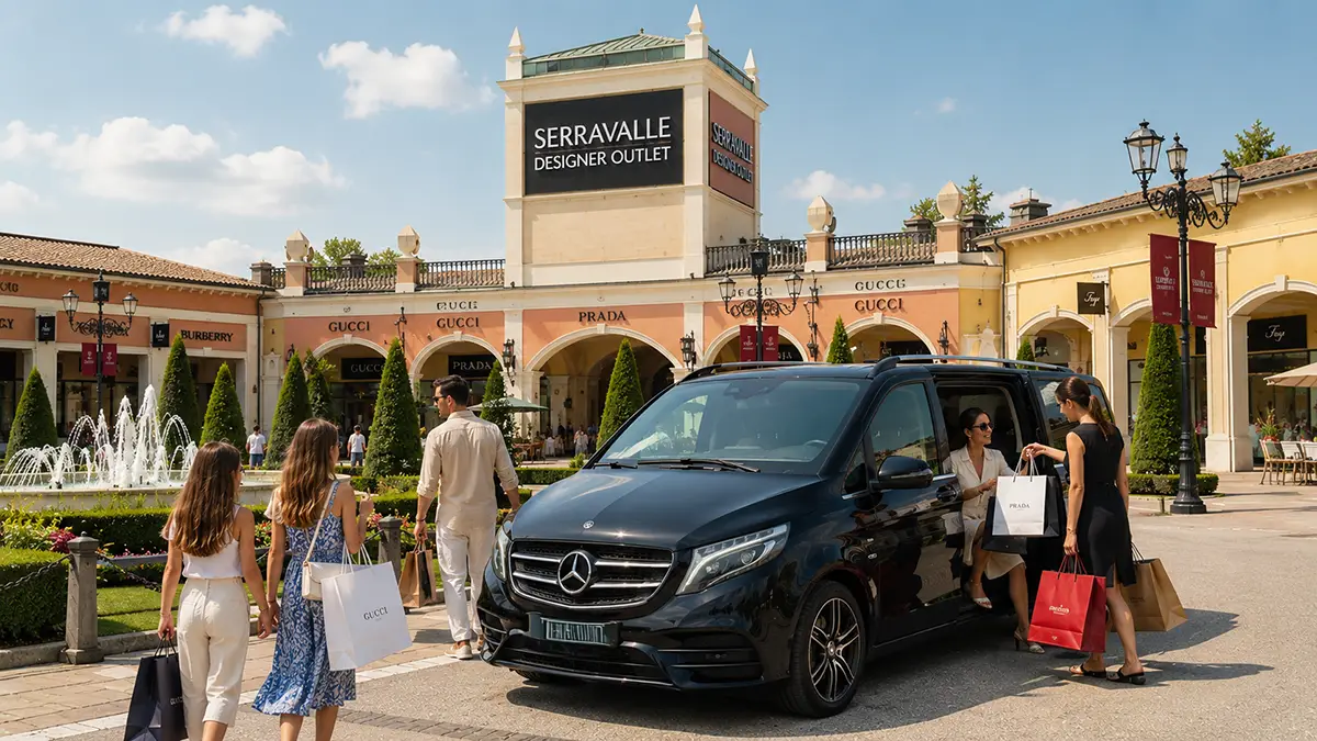 Трансфер до Serravalle Designer Outlet з Ніцци або Сан-Ремо